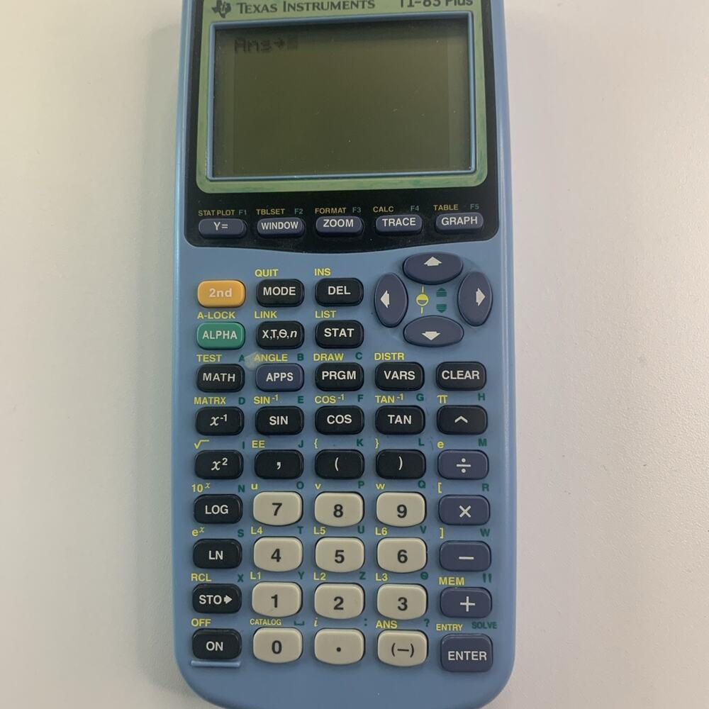 Texas Instruments TI-83 Plus Graphing Calculator with Cover